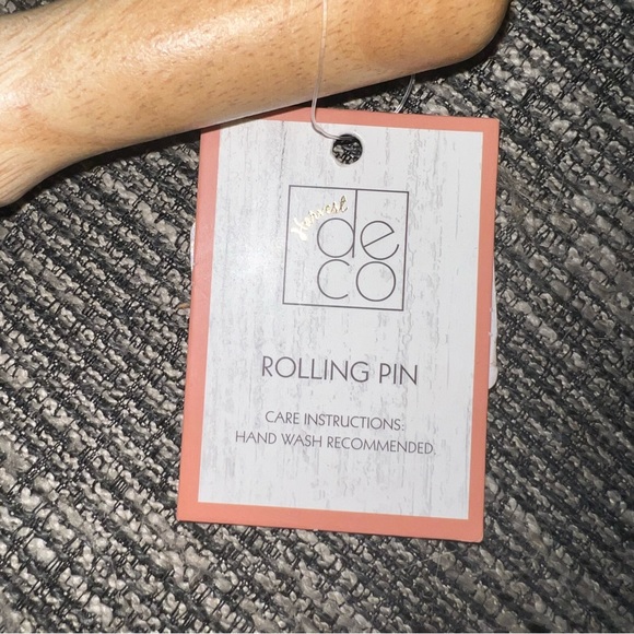 Harvest Deco Rolling Pin New NIP Read description - Picture 2 of 4